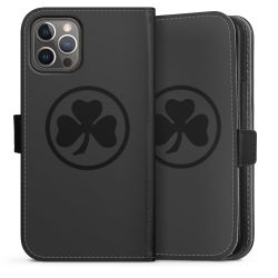 Sideflip mit langer Lasche schwarz