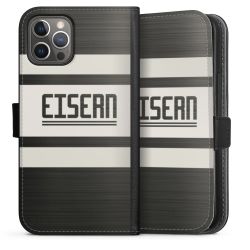 Sideflip mit langer Lasche schwarz