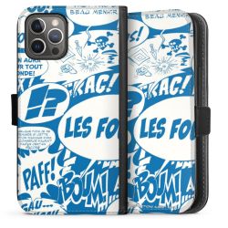 Sideflip mit langer Lasche schwarz