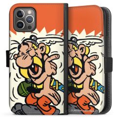 Sideflip mit langer Lasche schwarz