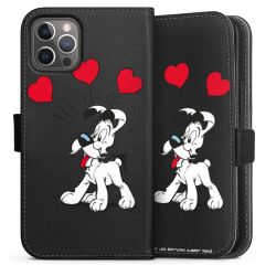 Sideflip mit langer Lasche schwarz