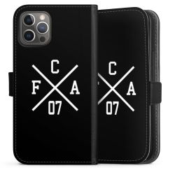 Sideflip mit langer Lasche schwarz