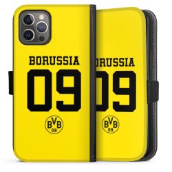 Sideflip mit langer Lasche schwarz