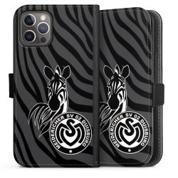 Sideflip mit langer Lasche schwarz