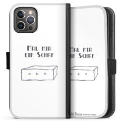 Sideflip mit langer Lasche schwarz