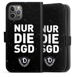 Sideflip mit langer Lasche schwarz