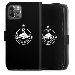 Sideflip mit langer Lasche schwarz