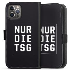 Sideflip mit langer Lasche schwarz