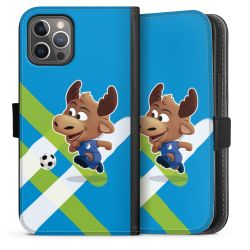 Sideflip mit langer Lasche schwarz