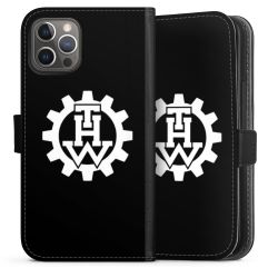 Sideflip mit langer Lasche schwarz