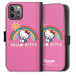 Sideflip mit langer Lasche schwarz