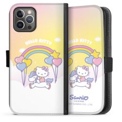 Sideflip mit langer Lasche schwarz