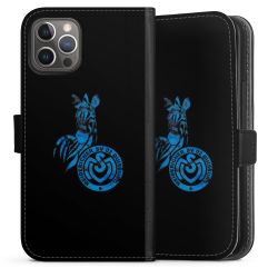 Sideflip mit langer Lasche schwarz