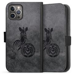 Sideflip mit langer Lasche schwarz