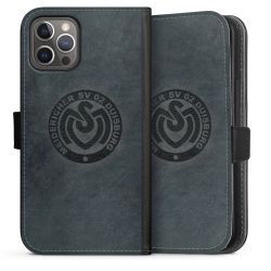 Sideflip mit langer Lasche schwarz