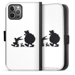 Sideflip mit langer Lasche schwarz