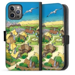 Sideflip mit langer Lasche schwarz