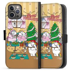 Sideflip mit langer Lasche schwarz