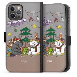 Sideflip mit langer Lasche schwarz