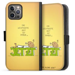 Sideflip mit langer Lasche schwarz