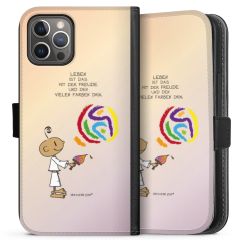 Sideflip mit langer Lasche schwarz