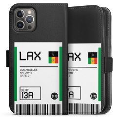 Sideflip mit langer Lasche schwarz