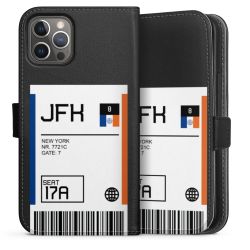 Sideflip mit langer Lasche schwarz