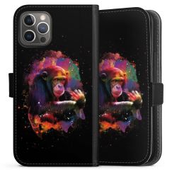 Sideflip mit langer Lasche schwarz