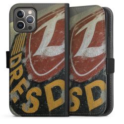 Sideflip mit langer Lasche schwarz