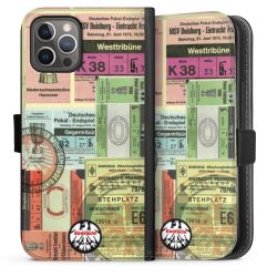 Sideflip mit langer Lasche schwarz