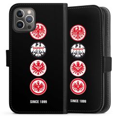 Sideflip mit langer Lasche schwarz