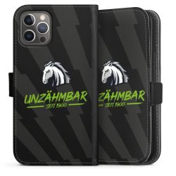 Sideflip mit langer Lasche schwarz