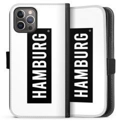 Sideflip mit langer Lasche schwarz