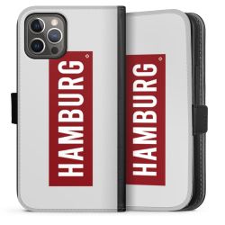 Sideflip mit langer Lasche schwarz