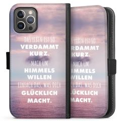 Sideflip mit langer Lasche schwarz