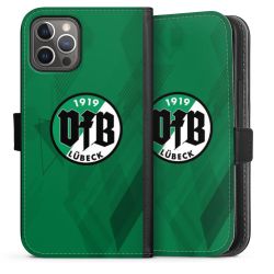 Sideflip mit langer Lasche schwarz