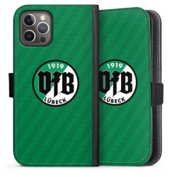 Sideflip mit langer Lasche schwarz