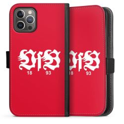 Sideflip mit langer Lasche schwarz