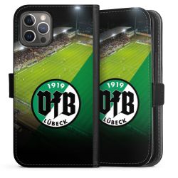 Sideflip mit langer Lasche schwarz