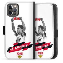 Sideflip mit langer Lasche schwarz