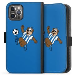 Sideflip mit langer Lasche schwarz