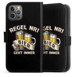 Sideflip mit langer Lasche schwarz