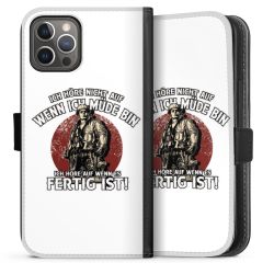 Sideflip mit langer Lasche schwarz