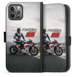 Sideflip mit langer Lasche schwarz