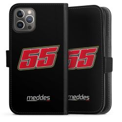 Sideflip mit langer Lasche schwarz