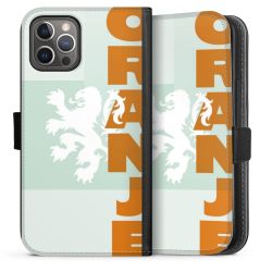 Sideflip mit langer Lasche schwarz