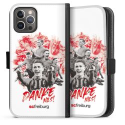 Sideflip mit langer Lasche schwarz