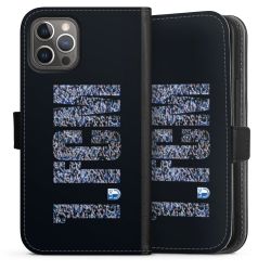 Sideflip mit langer Lasche schwarz