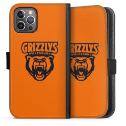 Sideflip mit langer Lasche schwarz