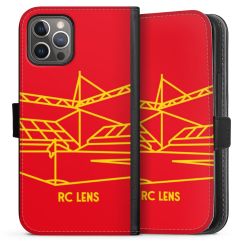 Sideflip mit langer Lasche schwarz